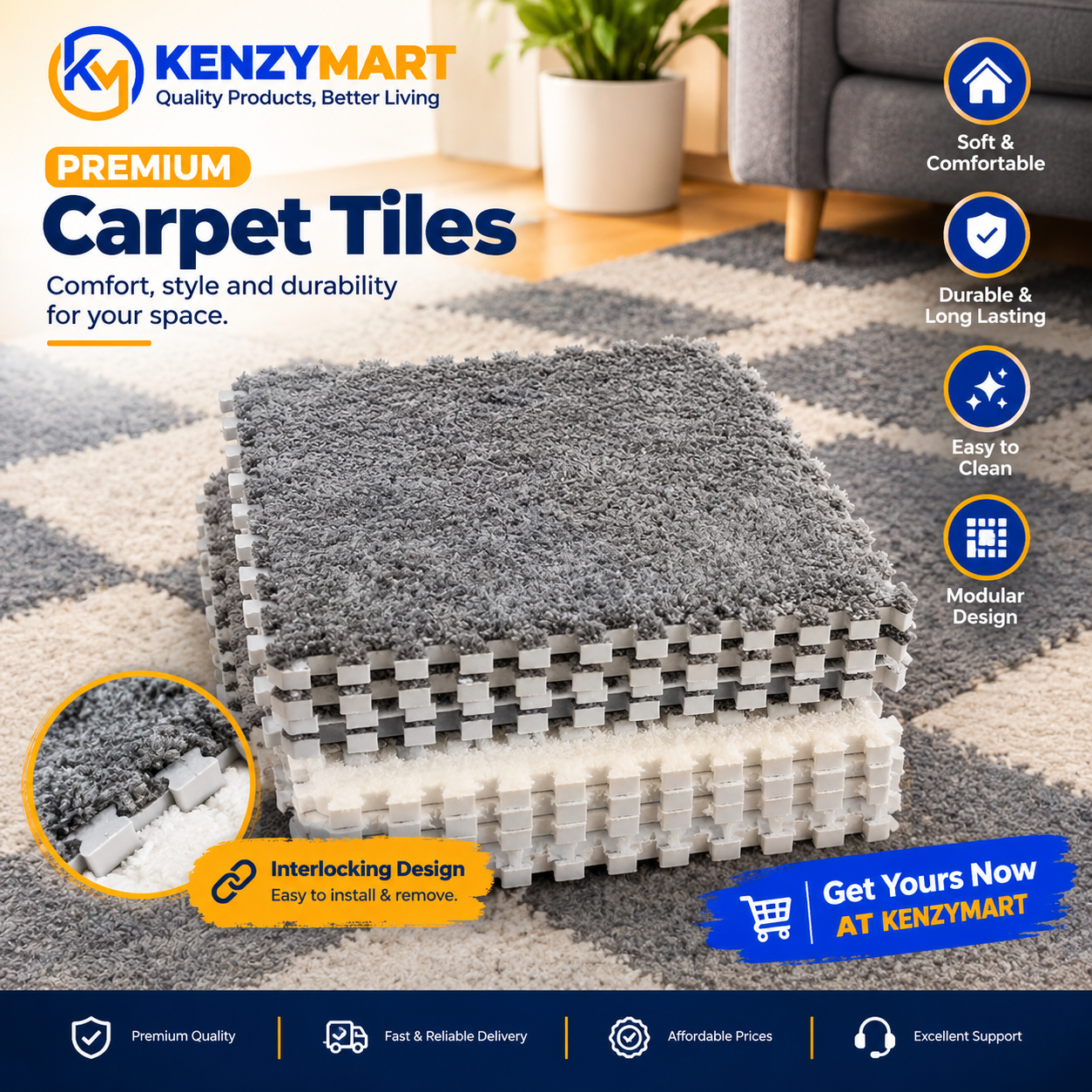 Washable Carpet Tile - Image 3